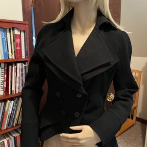 Christian Dior black wool fitted blazer sz 8 vintage rare exc condition